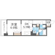 エル・セレーノ上本町レジデンスの間取り画像