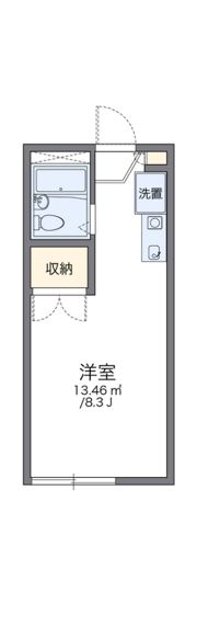 レオパレス池田下Iの間取り画像