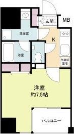 レジディア江戸堀の間取り画像
