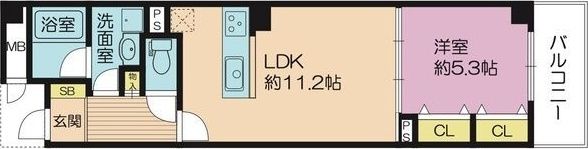 アーク緑橋の間取り画像