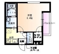 フジパレス遠里小野III番館の間取り画像