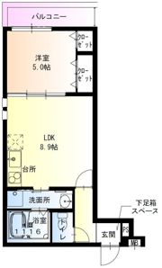 フジパレス住吉遠里小野の間取り画像