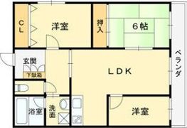 サンライフ上住吉の間取り画像