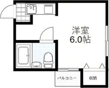 ハイツゆりの間取り画像