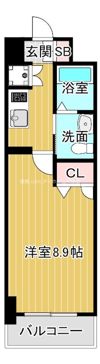 レジデンス京橋スクエアの間取り画像