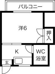 ハイツ清水丘の間取り画像
