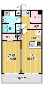 京橋パンションの間取り画像
