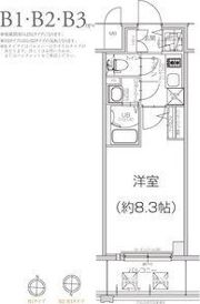 エスリード大阪グランフォートの間取り画像