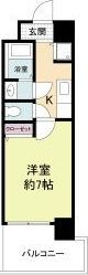 グラマシー心斎橋東の間取り画像