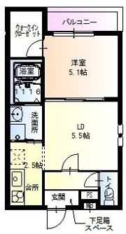 フジパレス城東東中浜の間取り画像