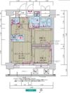 プレリス鶴見緑地グランガーデリアの間取り画像