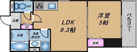 クリエオーレ横堤の間取り画像