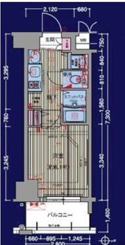 プレサンス大阪城公園パークプレイスの間取り画像