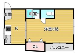 京橋クイーンハイツの間取り画像
