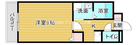 おしゃれマンションの間取り画像