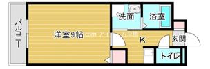 おしゃれマンションの間取り画像