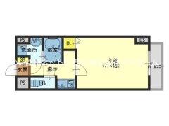 S-RESIDENCE緑橋駅前の間取り画像