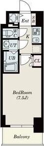 S-RESIDENCE難波Brillerの間取り画像