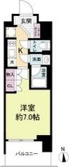 ルネフラッツ谷町四丁目の間取り画像