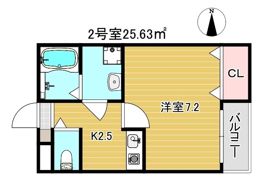 Acht HIK Residence 南住吉の間取り画像