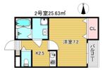 Acht HIK Residence 南住吉の間取り画像