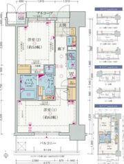 エステムプラザ大阪城パークフロントの間取り画像