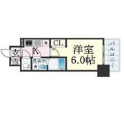 エスリード長居公園PARK AVENUEの間取り画像