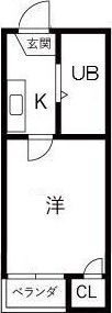 ハセロイヤル南住吉の間取り画像