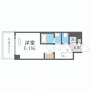 エスリード大阪リエートの間取り画像