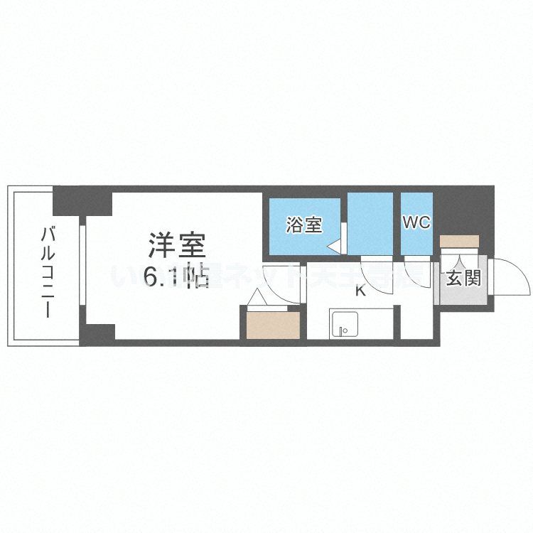 近くの大正三軒家郵便局まで502m(徒歩7分)