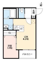新森アパートメントの間取り画像