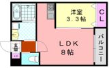 H-maison住之江IIIの間取り画像