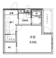 フジパレス加賀屋II番館の間取り画像