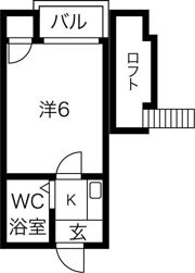 アパートメント住之江の間取り画像