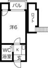 アパートメント住之江の間取り画像