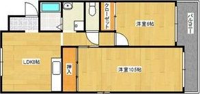 ハイツ富士の間取り画像