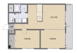 第2ウスヰマンションの間取り画像