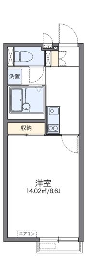レオネクストビー シェルの間取り画像
