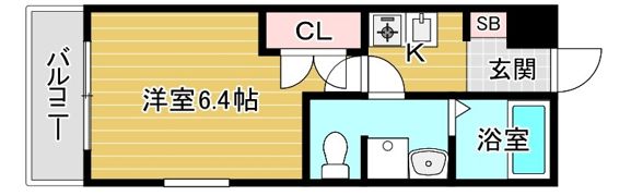 SWISS京橋の間取り画像