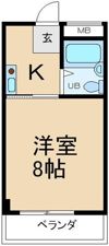 コーポみなみのの間取り画像