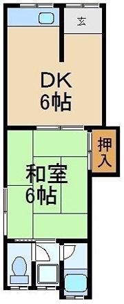 トミーハイツ光善寺の間取り画像