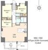 S-RESIDENCE谷町六丁目aloの間取り画像