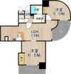 フェルザ住之江公園（旧:住之江フタバビル）の間取り画像