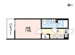 Schaf18（シャーフエイティーン）の間取り画像