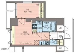 プレジオ難波ASIANの間取り画像