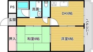 クレセントマンションの間取り画像