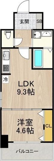 セノアタワー新大阪の間取り画像