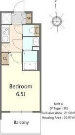 S-RESIDENCE高井田beletaの間取り画像