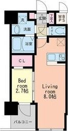 HS梅田EASTの間取り画像