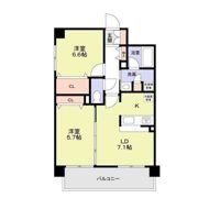 グランディールNAMBAの間取り画像